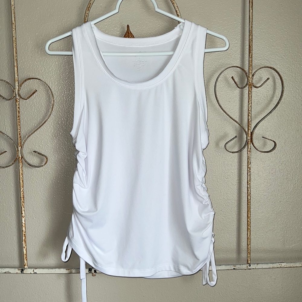 GOTTEX. WOMENS SLEEP TOP. SIZE S. WHITE